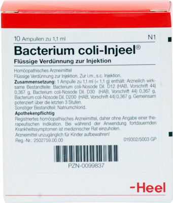 BACTERIUM COLI Injeel Ampullen