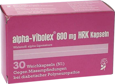 ALPHA VIBOLEX 600 mg HRK Weichkapseln