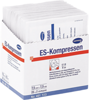 ES-KOMPRESSEN steril 7,5x7,5 cm 8fach