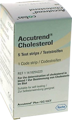 ACCUTREND Cholesterol Teststreifen