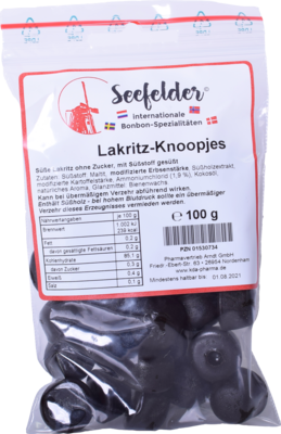 SEEFELDER Lakritz-Knoopjes zuckerfrei KDA