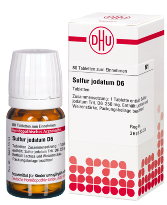 SULFUR JODATUM D 6 Tabletten