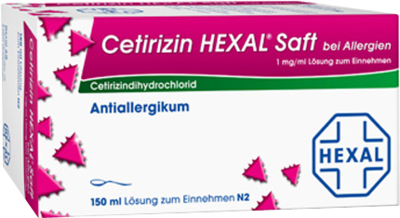 CETIRIZIN HEXAL Saft bei Allergien