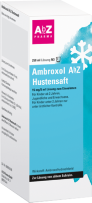 AMBROXOL AbZ Hustensaft 15 mg/5 ml