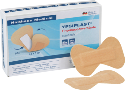 FINGERKUPPENVERBAND YPSIPLAST elast.4,5x8 cm haut