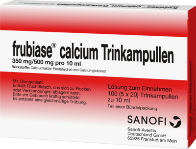 FRUBIASE CALCIUM T Trinkampullen