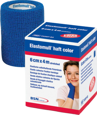 ELASTOMULL haft color 8 cmx4 m Fixierb.blau