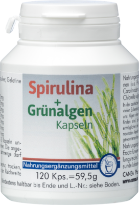 SPIRULINA+GRÜNALGEN Kapseln