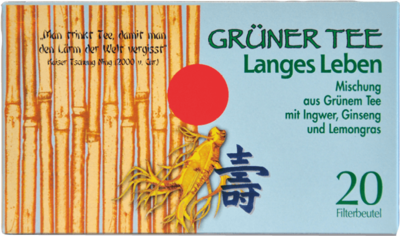 GRÜNER TEE+Ingwer+Ginseng Filterbeutel