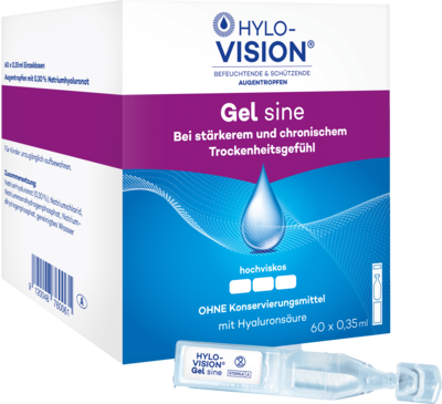 HYLO-VISION Gel sine Einzeldosispipetten