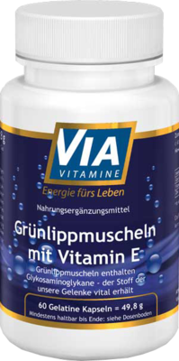 VIAVITAMINE Grünlippmuscheln Vit.E Kapseln