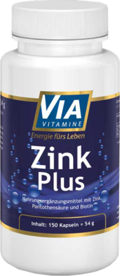 VIAVITAMINE Zink Plus Kapseln