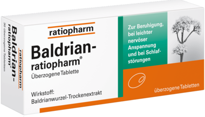 BALDRIAN-RATIOPHARM überzogene Tabletten