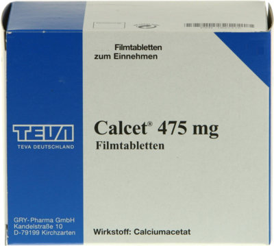 CALCET 475 mg Filmtabletten