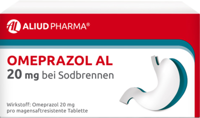 OMEPRAZOL AL 20 mg b.Sodbr.magensaftres.Tabletten