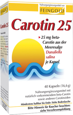 CAROTIN 25 Feingold Kapseln