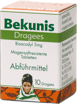 BEKUNIS Dragees Bisacodyl 5 mg magensaftres.Tabl.