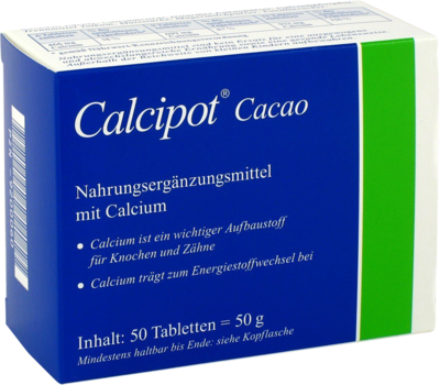 CALCIPOT Cacao Kautabletten