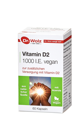 VITAMIN D2 1000 I.E. vegan Kapseln