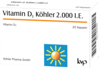 VITAMIN D3 KÖHLER 2.000 I.E. Kapseln