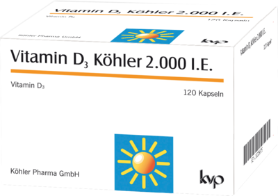 VITAMIN D3 KÖHLER 2.000 I.E. Kapseln