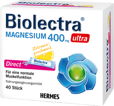 BIOLECTRA Magnesium 400 mg ultra Direct Zitrone