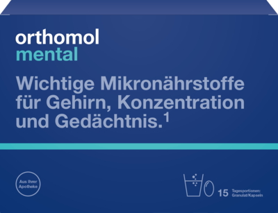 ORTHOMOL mental Granulat/Kapseln 15 Tage Kombip.