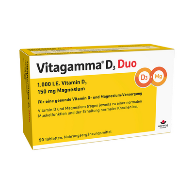 VITAGAMMA D3 Duo 1.000 I.E Vit.D3 150mg Magnes.NEM