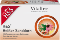 H&S heißer Sanddorn Vitaltee Filterbeutel