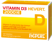 VITAMIN D3 HEVERT 2.000 I.E. Tabletten