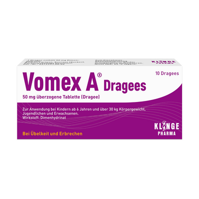 VOMEX A Dragees 50 mg überzogene Tabletten