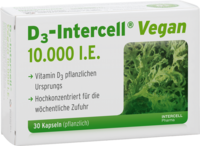 D3-INTERCELL vegan 10.000 I.E. Kapseln