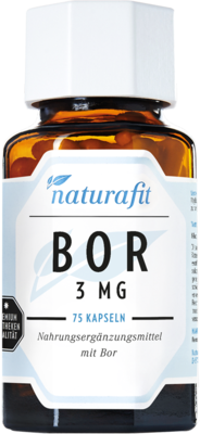 NATURAFIT Bor 3 mg Kapseln