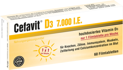 CEFAVIT D3 7.000 I.E. Filmtabletten