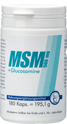 MSM 500 mg+Glucosamine Kapseln