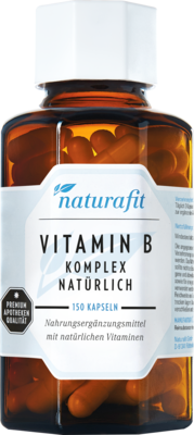 NATURAFIT Vitamin B Komplex natürlich Kapseln