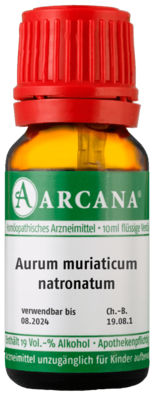 AURUM MURIATICUM NATRONATUM LM 10 Dilution