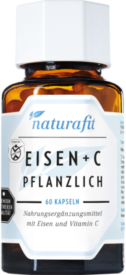 NATURAFIT Eisen plus C pflanzlich Kapseln