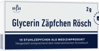 GLYCERIN ZÄPFCHEN Rösch 2 g gegen Verstopfung