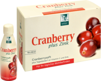 CRANBERRY PLUS Zink Trinkampullen