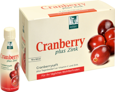 CRANBERRY PLUS Zink Trinkampullen