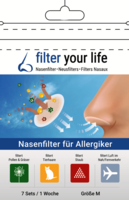 FILTER YOUR LIFE Nasenfilter f.Allergiker Gr.M