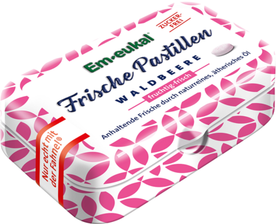 EM-EUKAL Frische Pastillen Waldbeere zuckerfrei