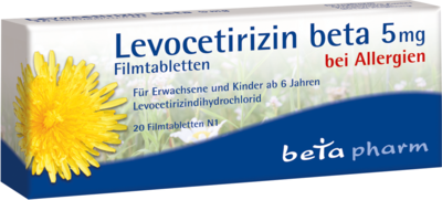 LEVOCETIRIZIN beta 5 mg Filmtabletten