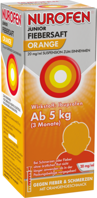 NUROFEN Junior Fiebersaft Orange 20 mg/ml