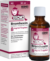 BROMHEXIN Hermes Arzneimittel 8 mg/ml Tropfen