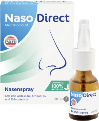 NASODIRECT Nasenspray mit Captomucil