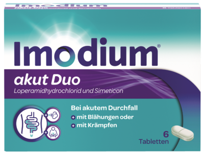 IMODIUM akut Duo 2 mg/125 mg Tabletten