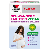 DOPPELHERZ Schwangere+Mütter vegan syst.Kombipack.