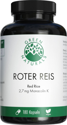 GREEN NATURALS roter Reis Monacolin K vegan Kaps.